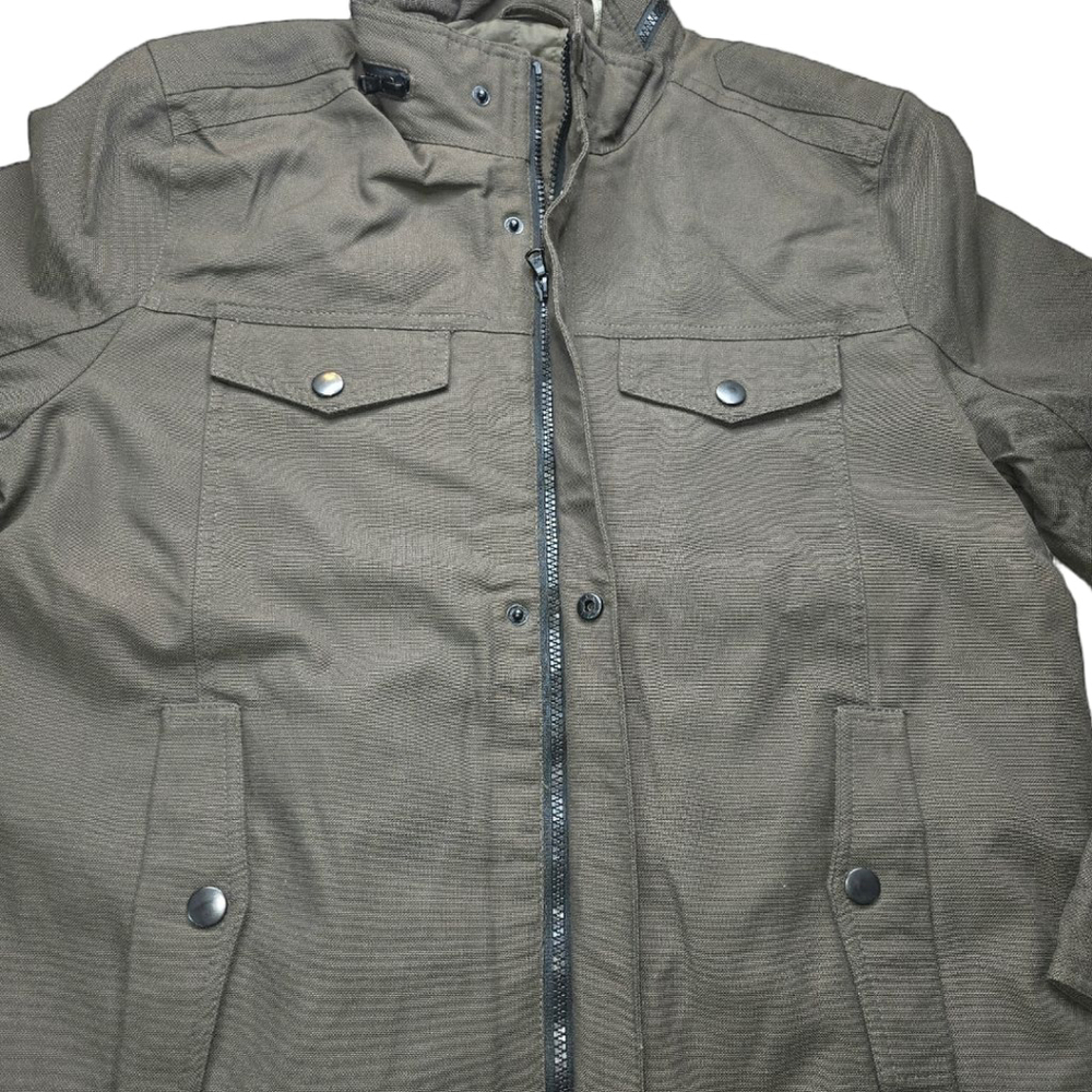 Kenneth Cole Utility Field Jacket Mens Medium Brown NWT Military Style - Picture 2 of 12